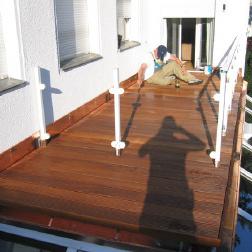 Außenterrasse nach Maß der Tischlerei Falko Hecker