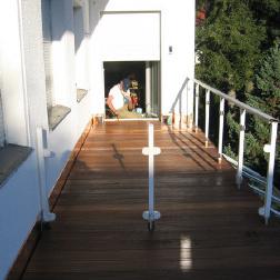 Bau einer Außenterrasse nach Maß