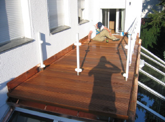 Außenterrassen, Vordächer, Pergolen - Bautischlerei - Leistungen