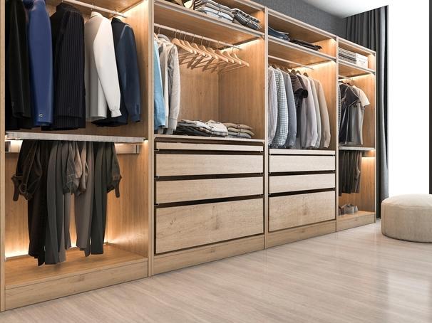 Kleiderschrank mit dem Möbelplaner designen Kleiderschrank mit viel Stauraum