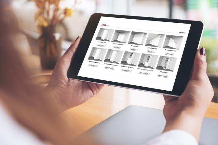 Tischler Möbelplaner auf dem IPad - Möbelübersicht